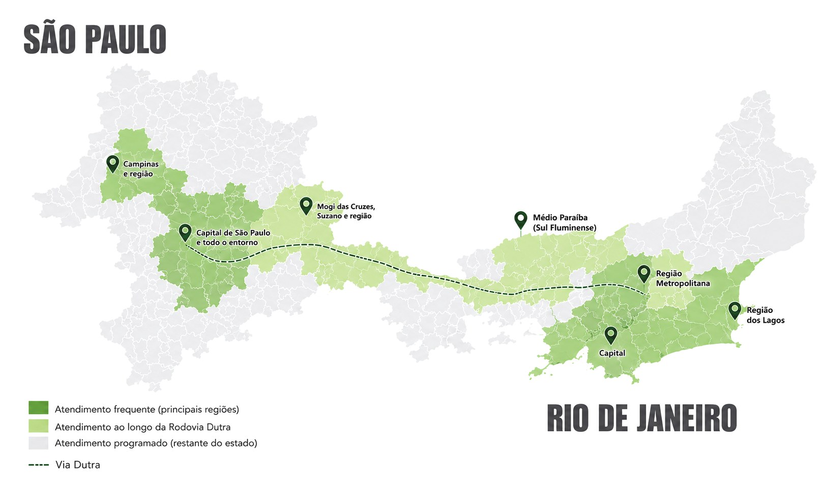 Frota própria de veículos PIF Transporte pronta para saída